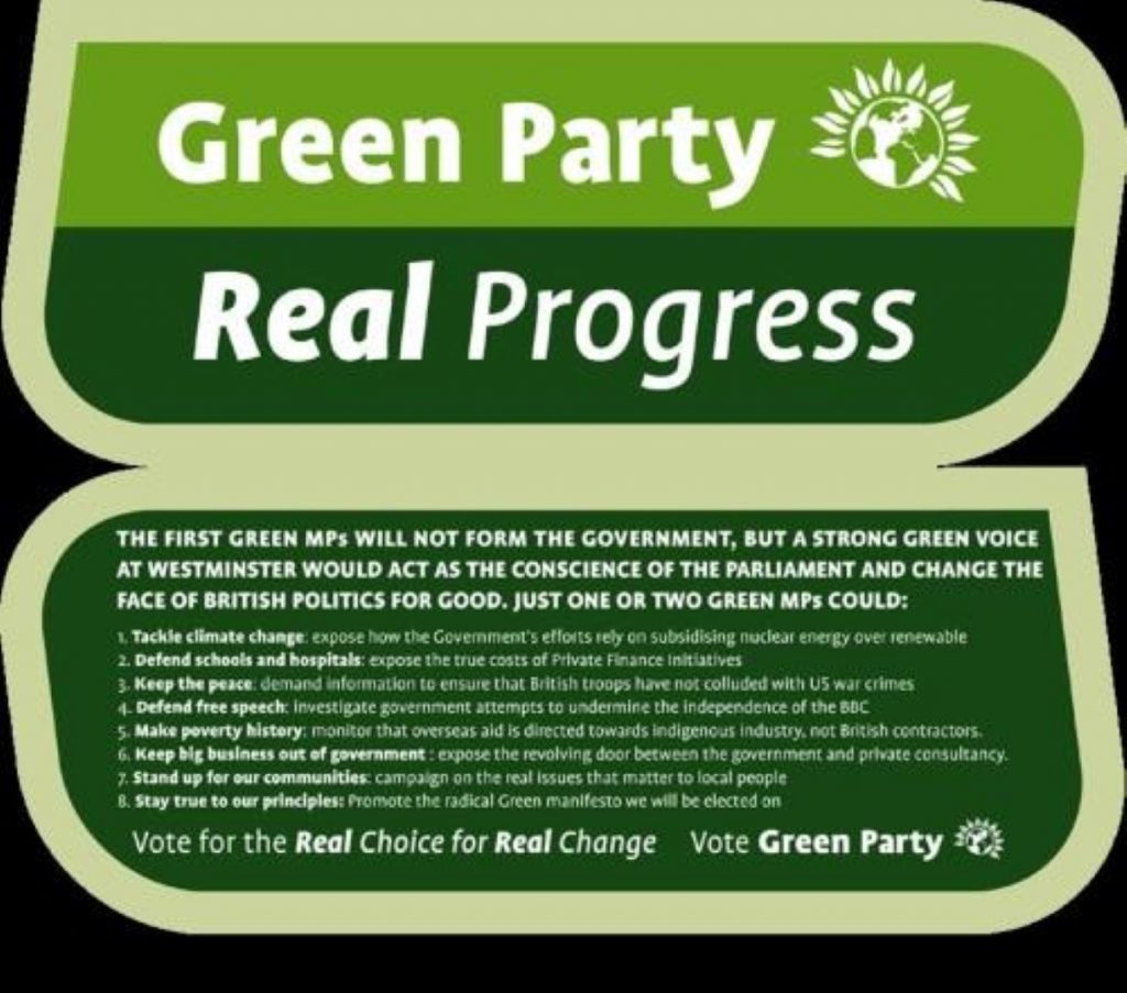 Good news for the Greens