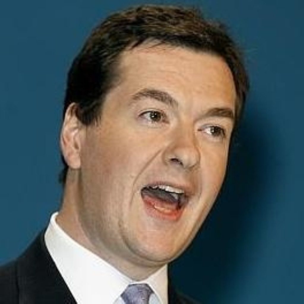 George Osborne unveils Tory economic policies