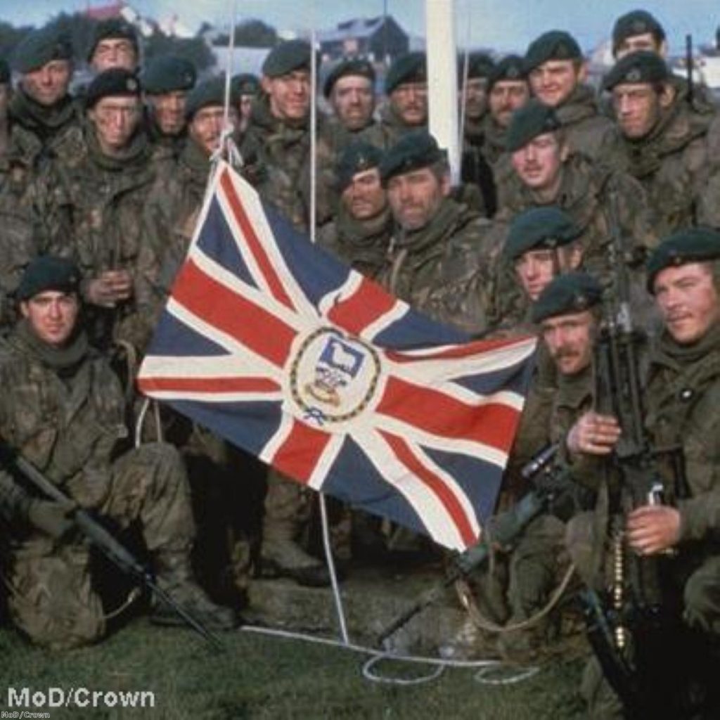 The Falklands triggered a wave of patriotism back home and boosted Thatcher's electoral prospects.
