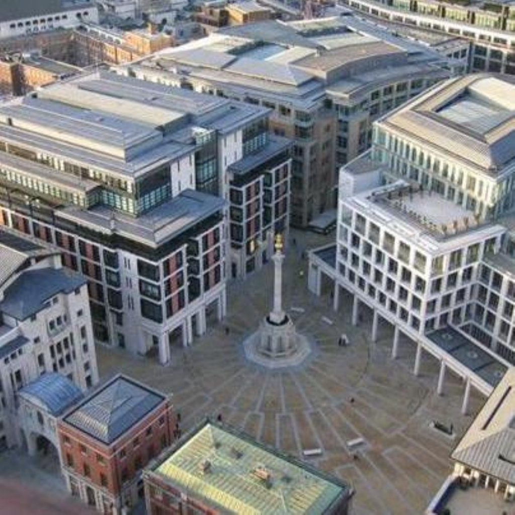 Paternoster Square has an injunction against protests