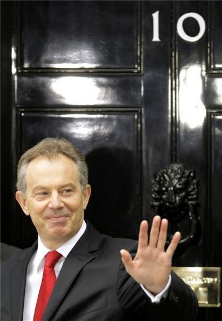 Tony Blair was appointed Middle East envoy after leaving No 10 on Wednesday