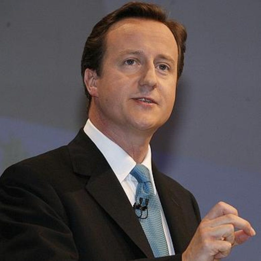 David Cameron, Tory leader, goes back to work today