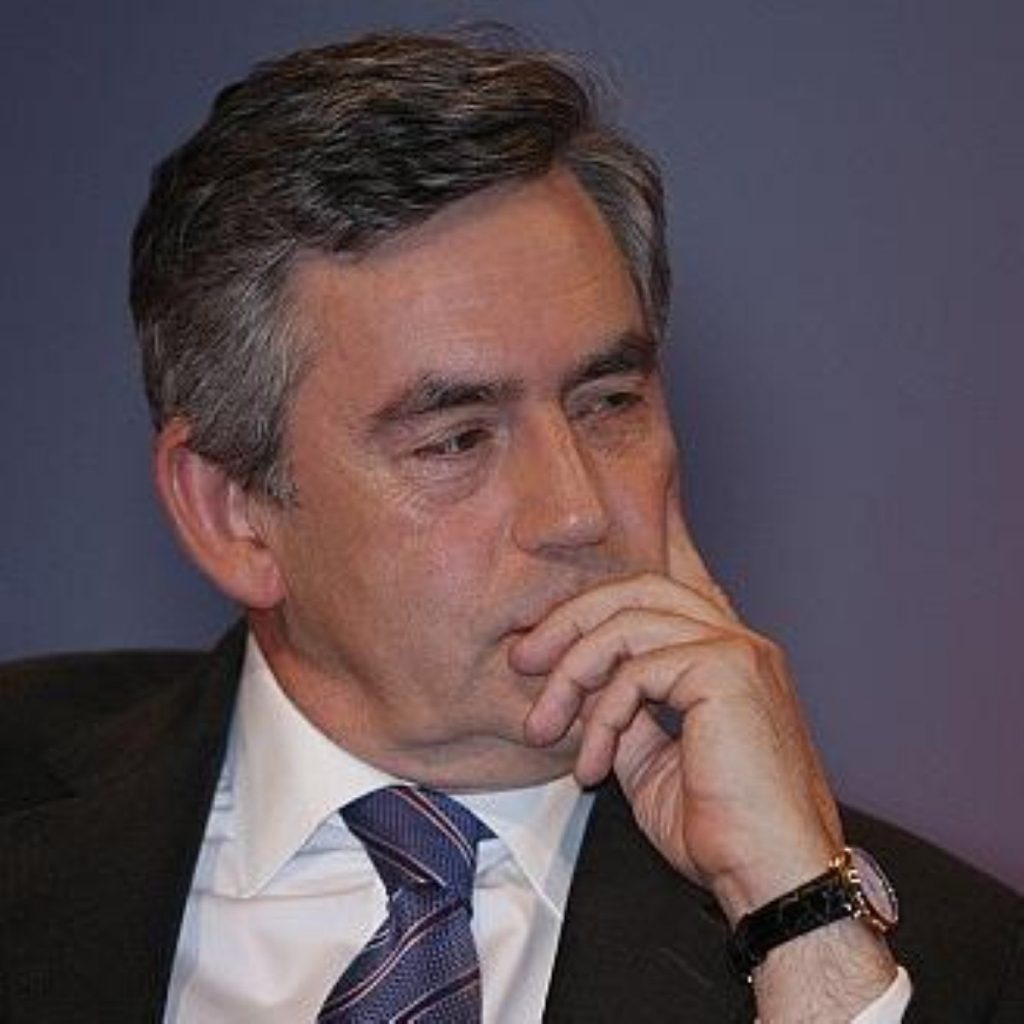 Gordon Brown says he is "getting on with the job"