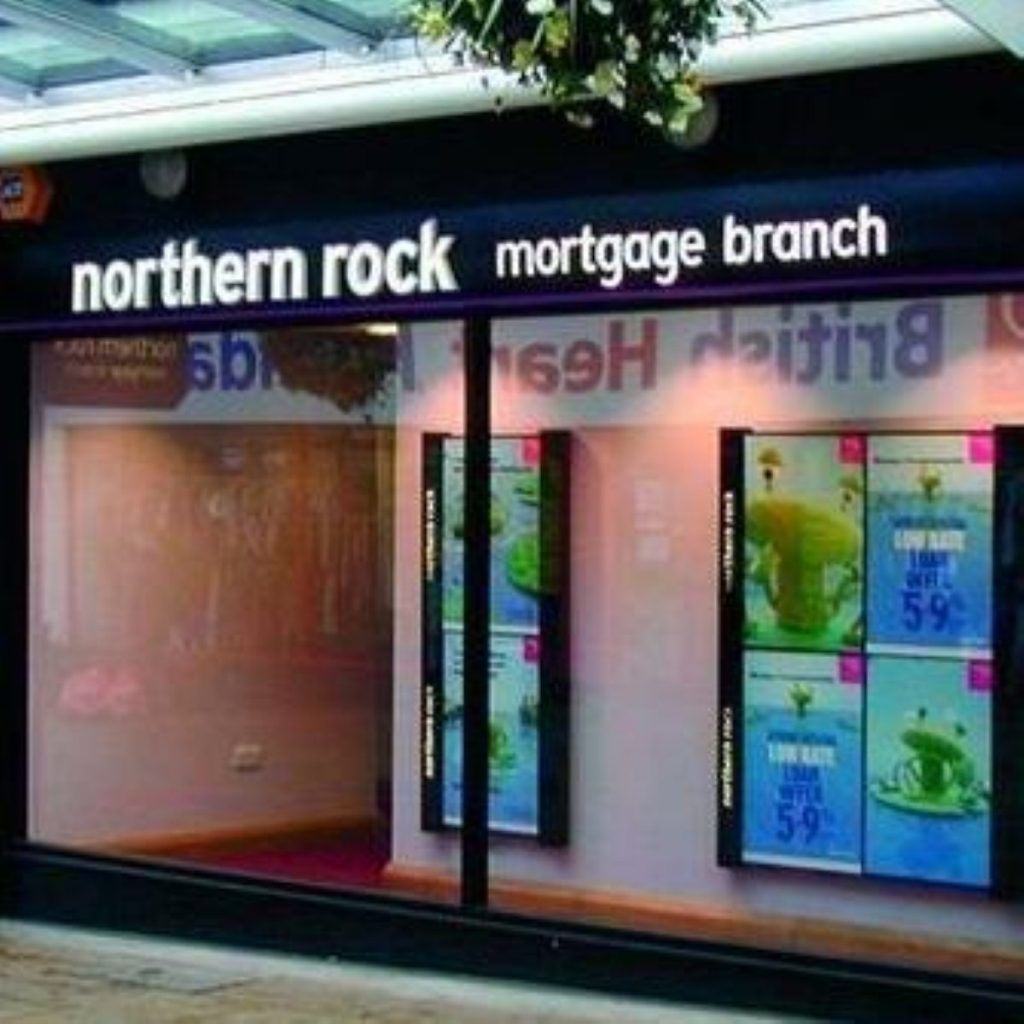 Northern Rock reveals losses of £167.6 million.