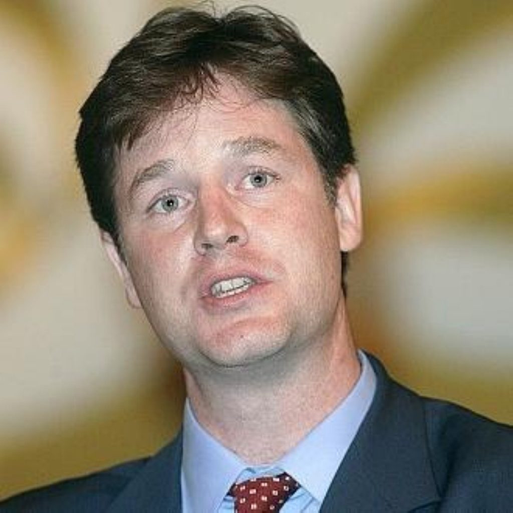 Mr Clegg's wants to make the most of Labour's woes