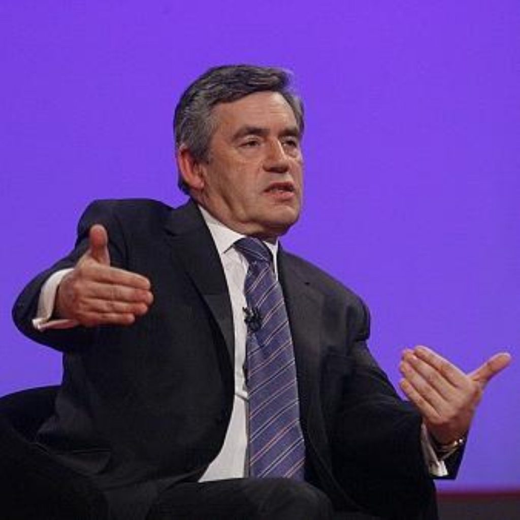 Brown defends government's action on Northern Rock
