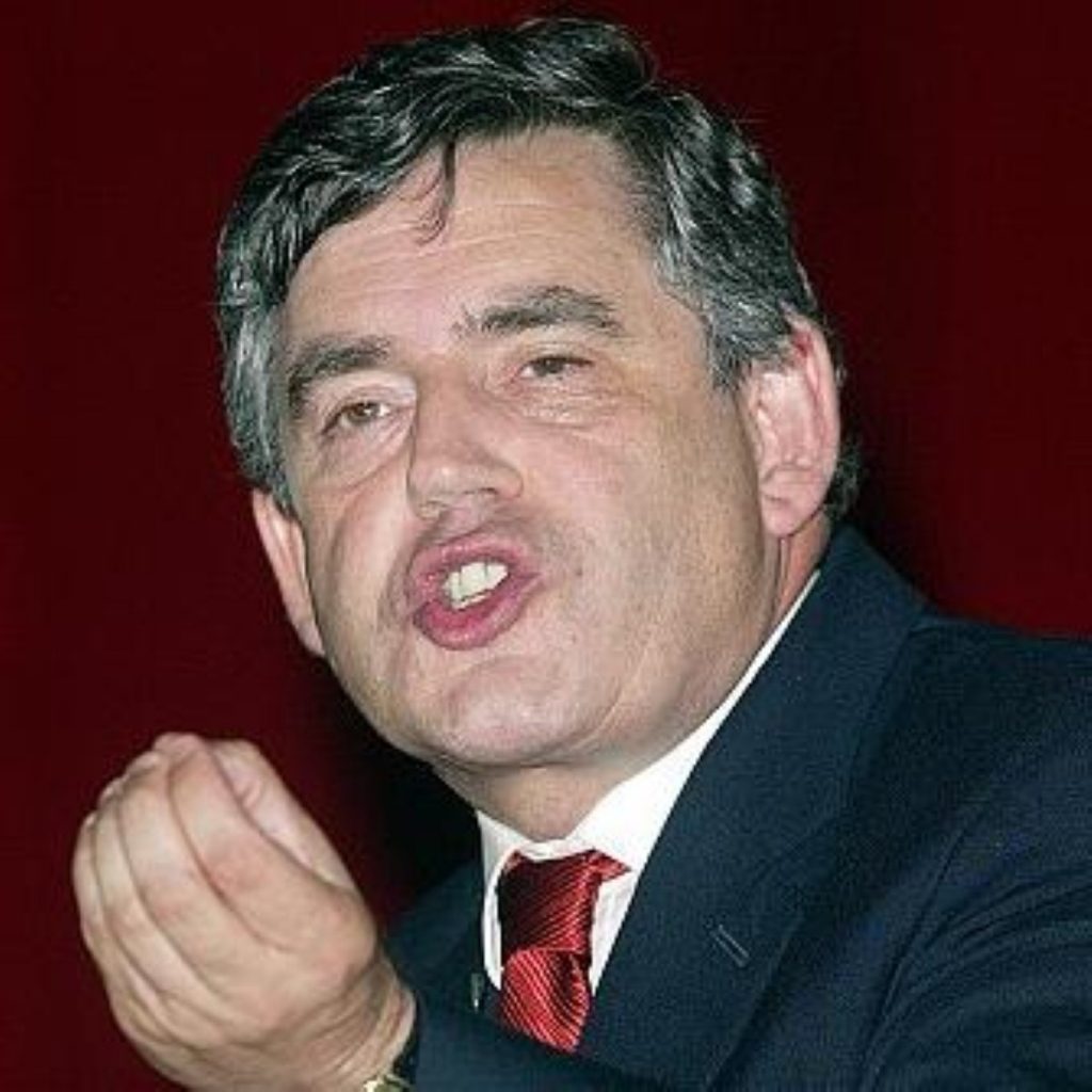 Gordon Brown tells reporters in China that Northern Rock will be subject to private takeover