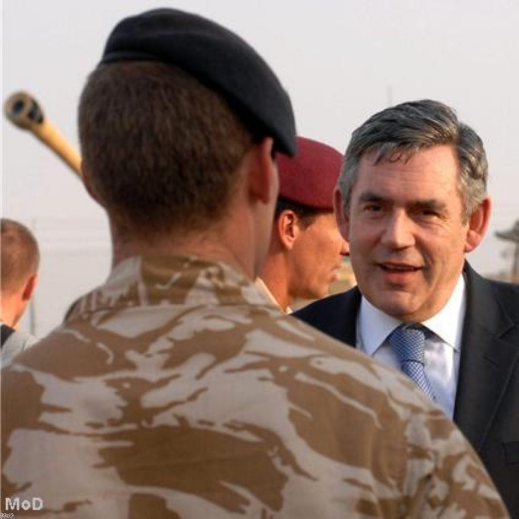 Gordon Brown visited Afghanistan earlier this week