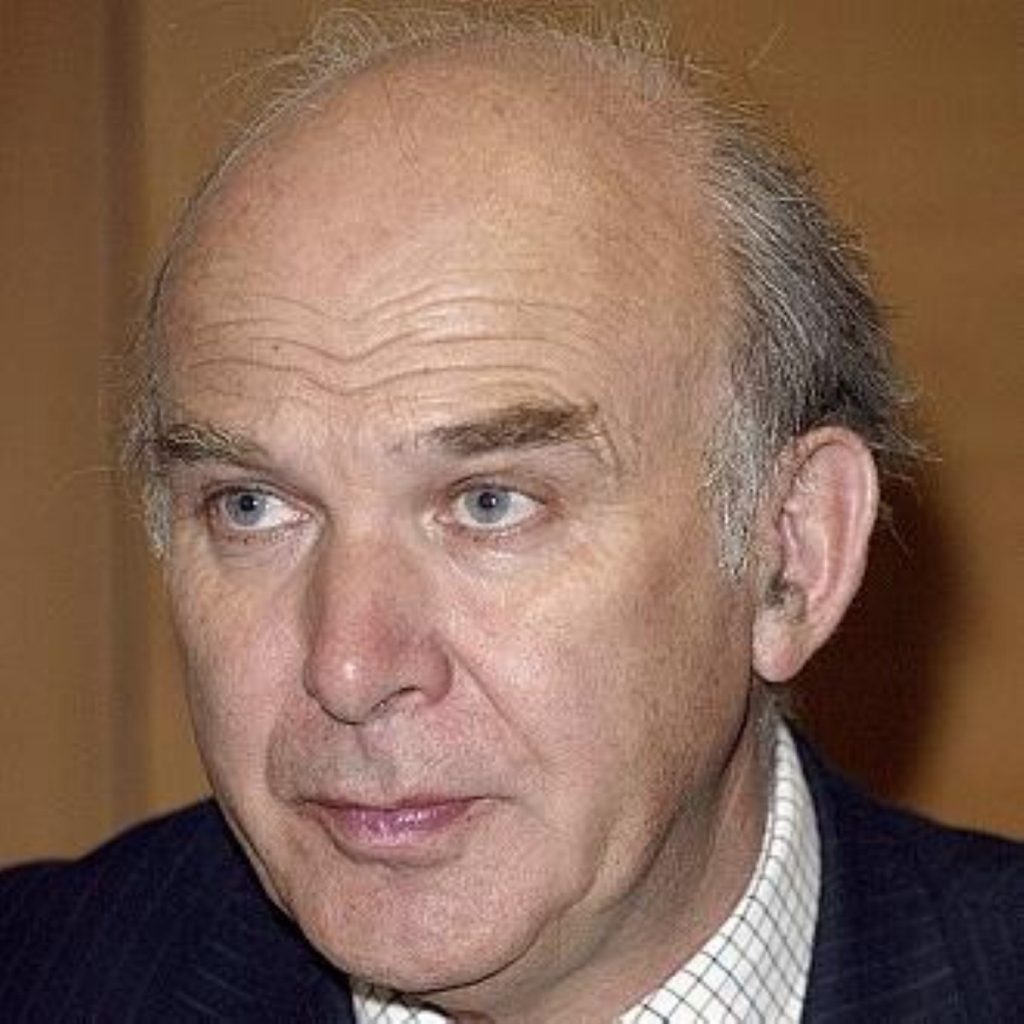 Vince Cable: 'This is where the values of our party matter.'