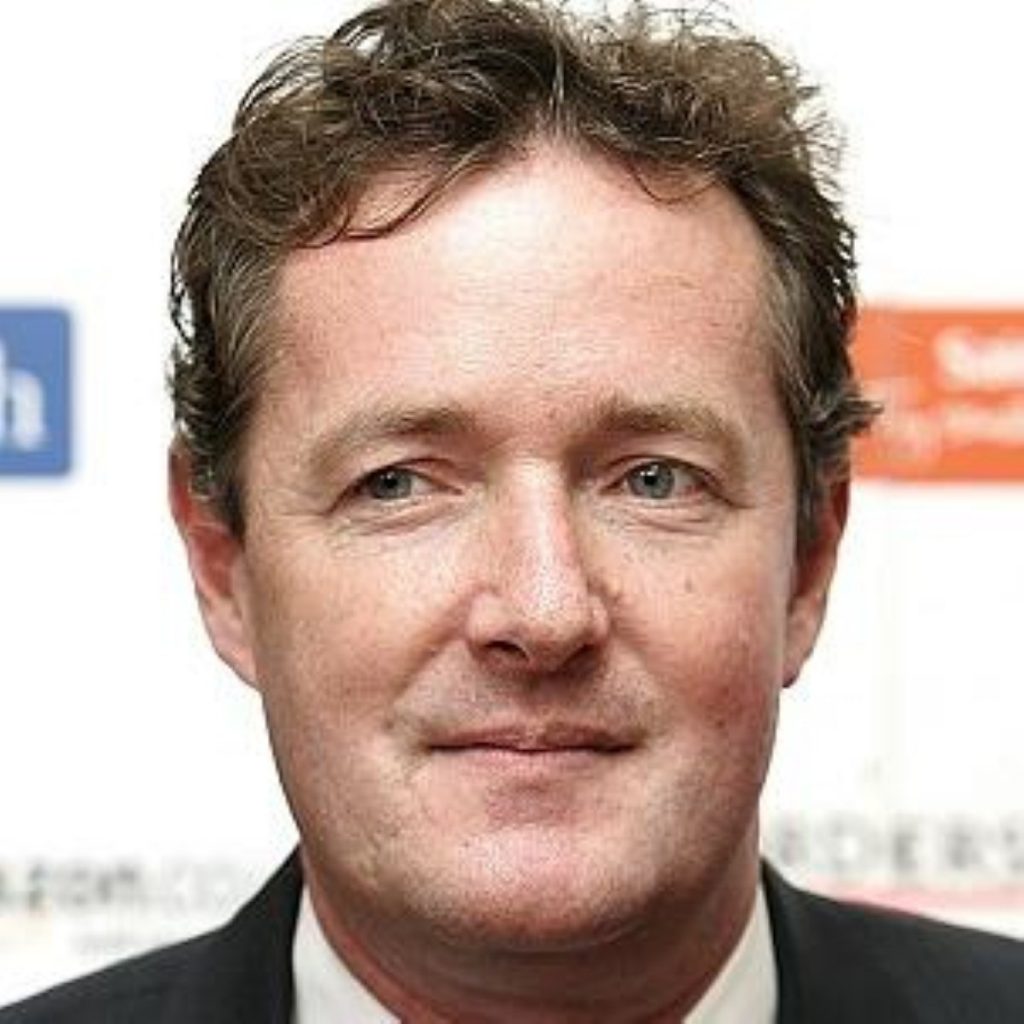Piers Morgan asked Brown questions about his romantic life