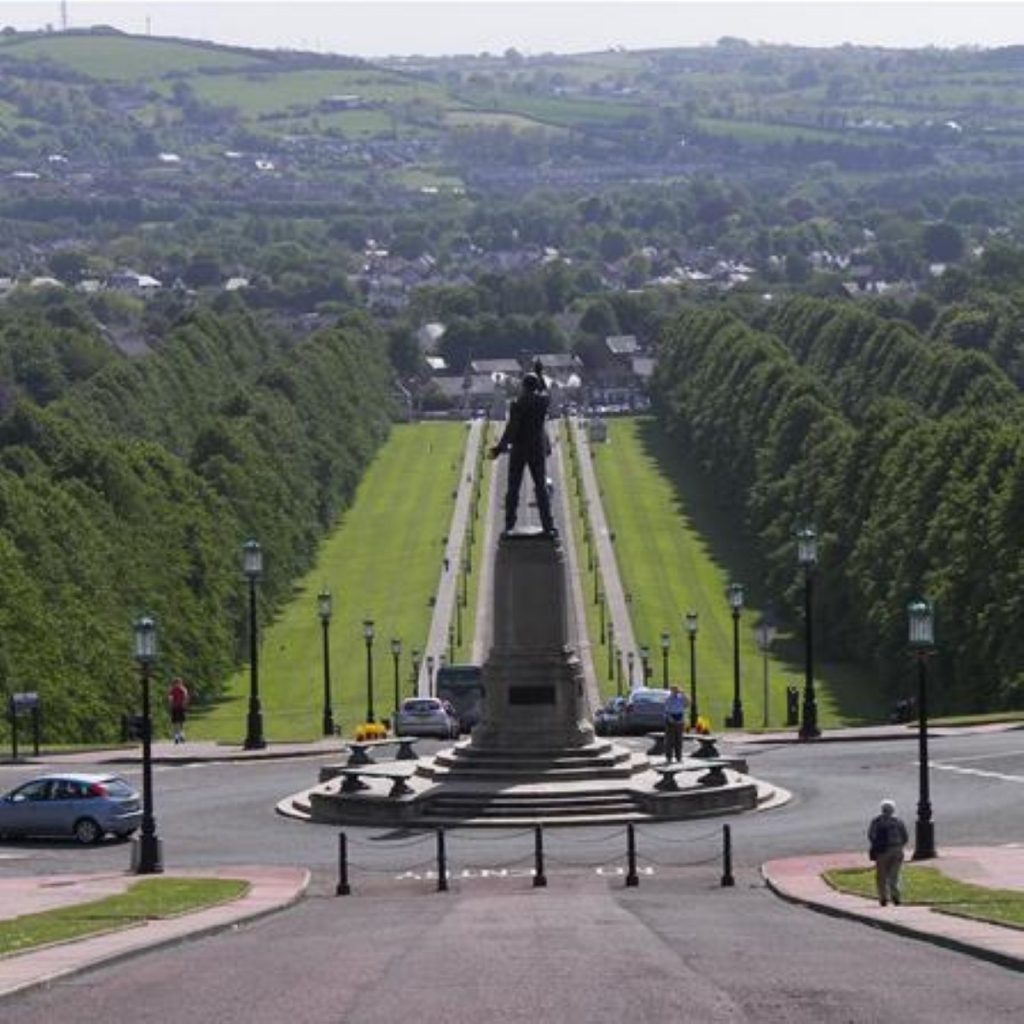 The view from Stormont. Negotiations have continued throughout the week.