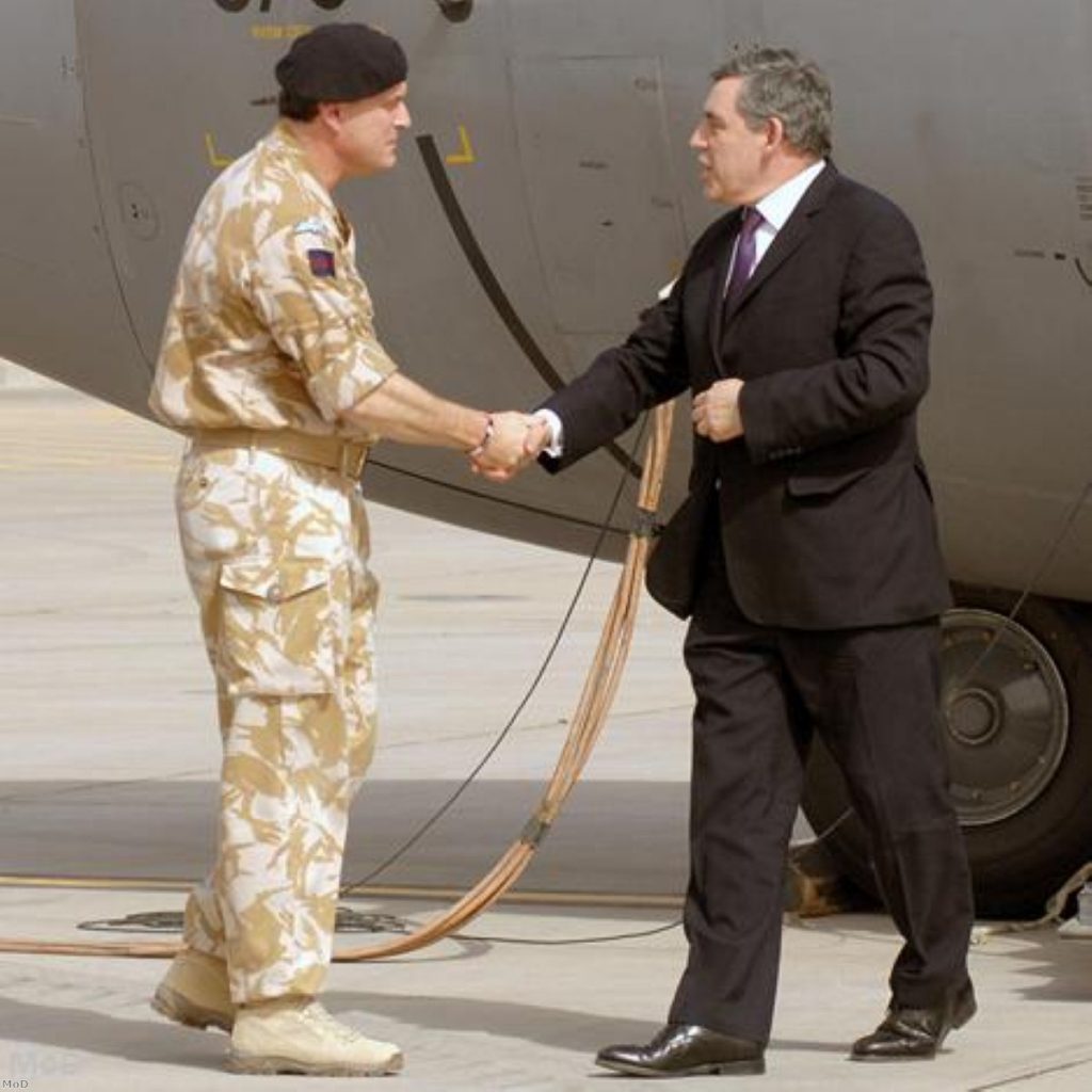 Gordon Brown will update MPs on his Basra trip