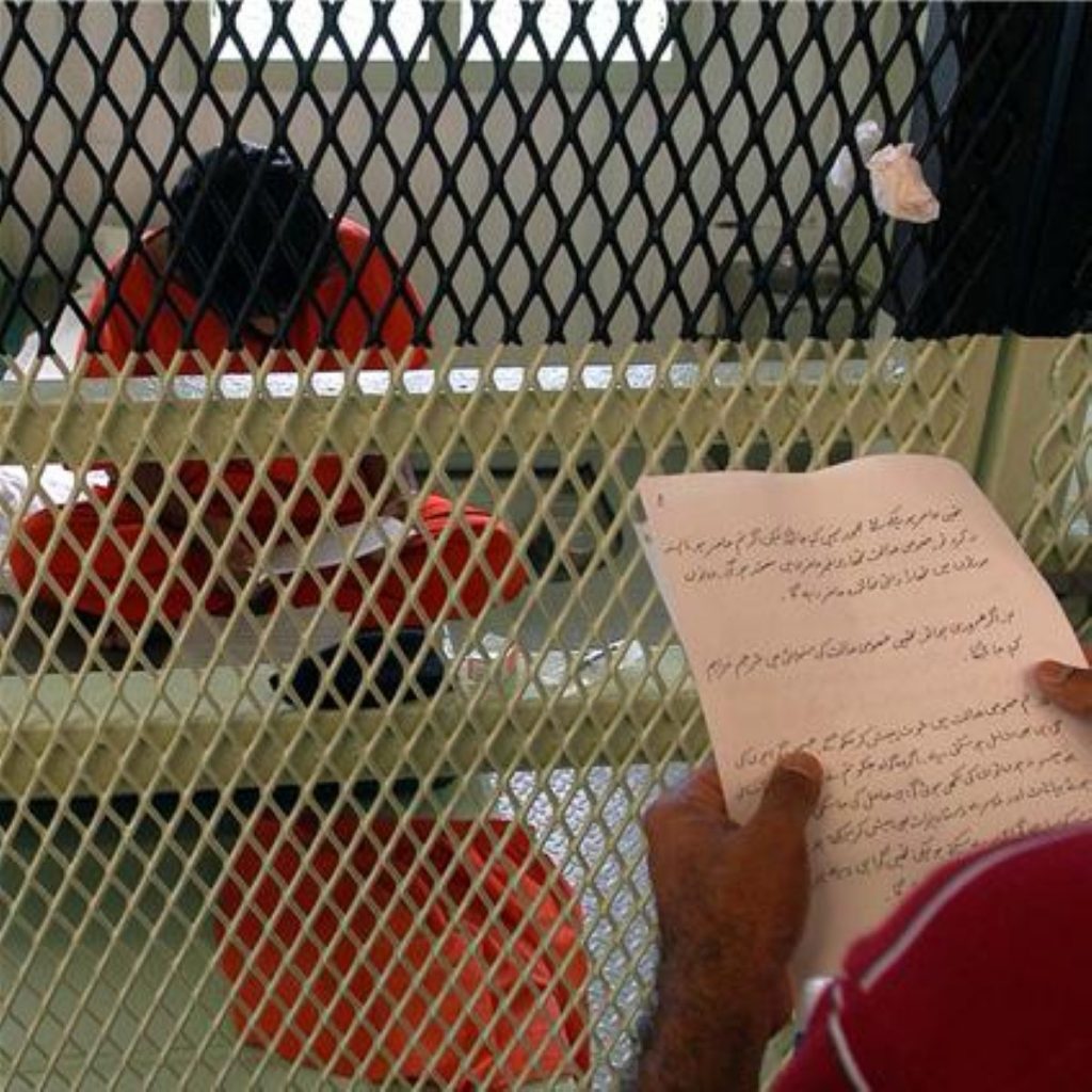 Prisoners in Guantanamo