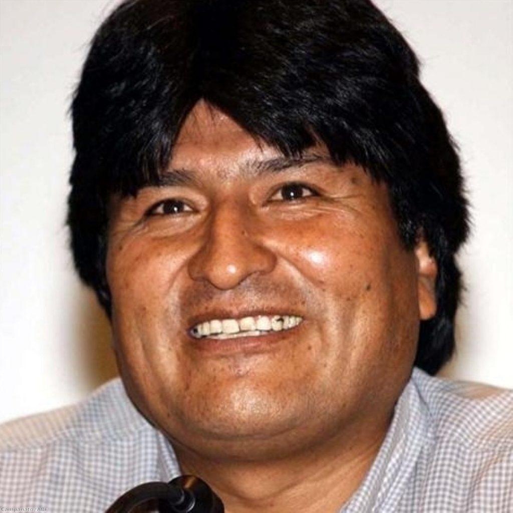 President Evo Morales of Bolivia