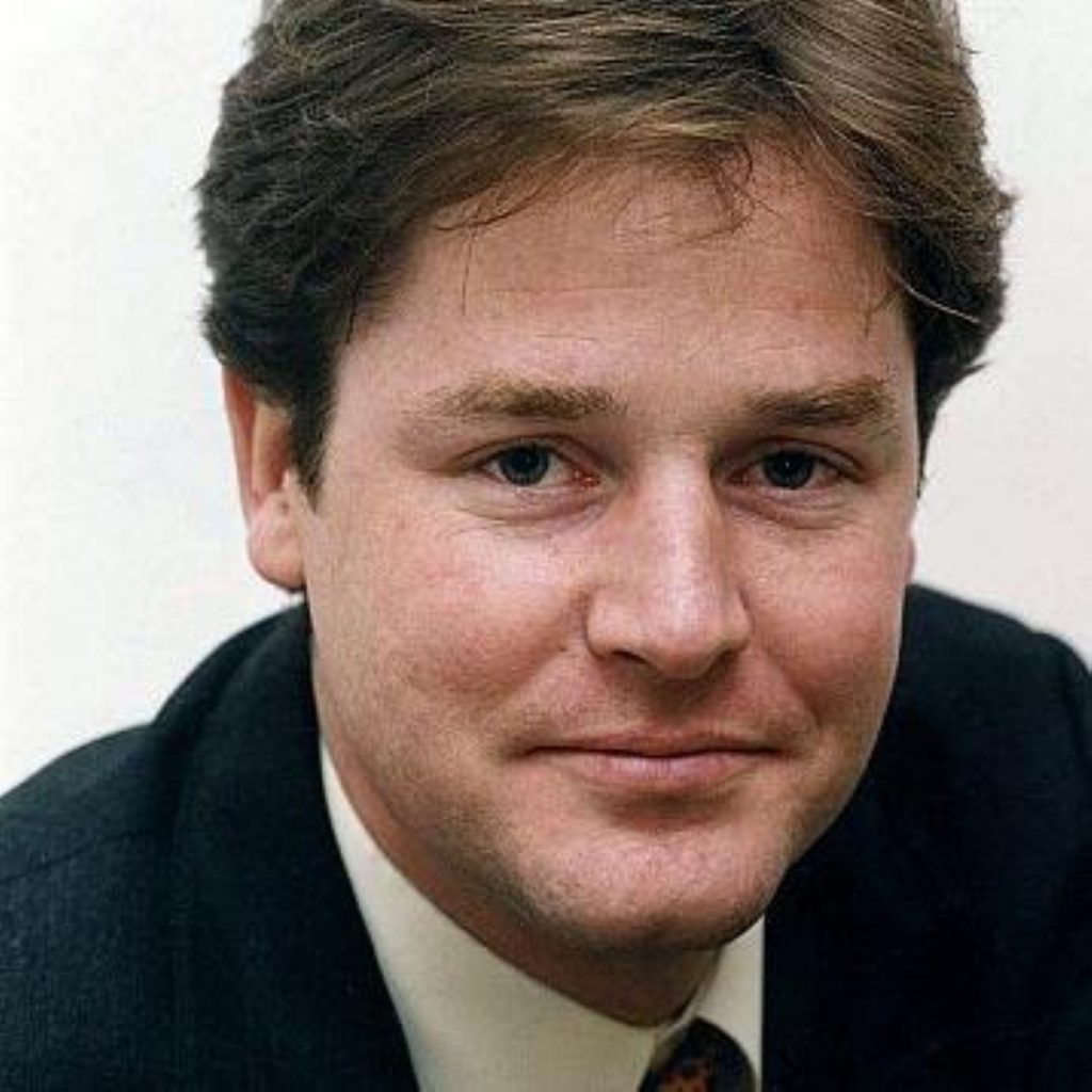 Nick Clegg on House of Lords reform.