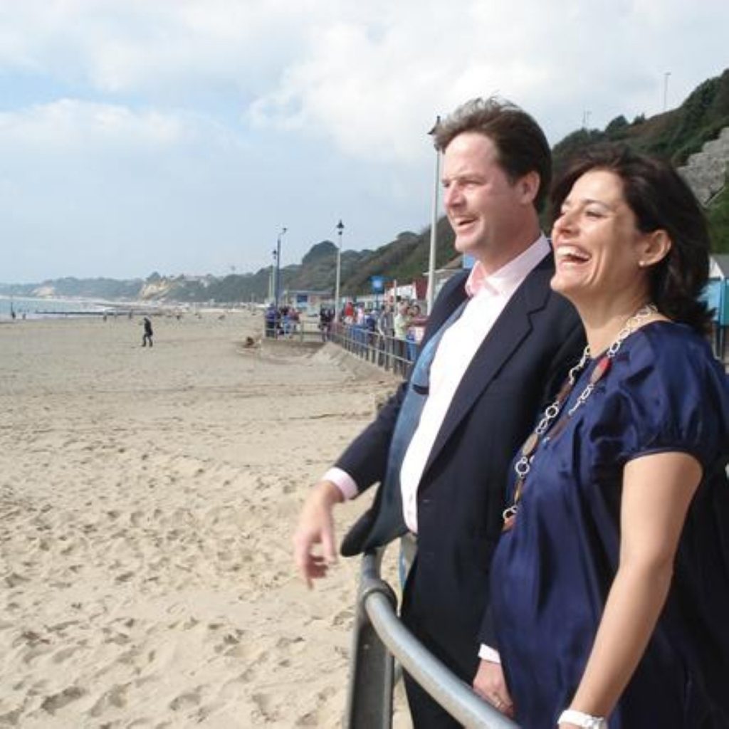 Mr Clegg and wife Miriam have had a third son over the weekend