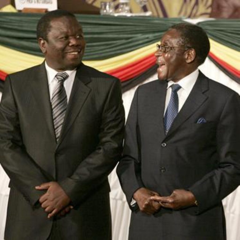 Powersharing deal in Zimbabwe reached last week