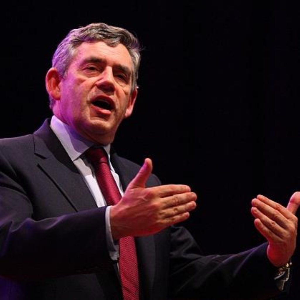Gordon Brown said the reaction over the 10p tax rate hurt him