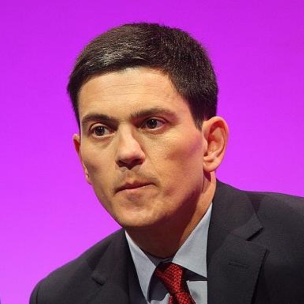 David Miliband continues to sit out frontbench politics