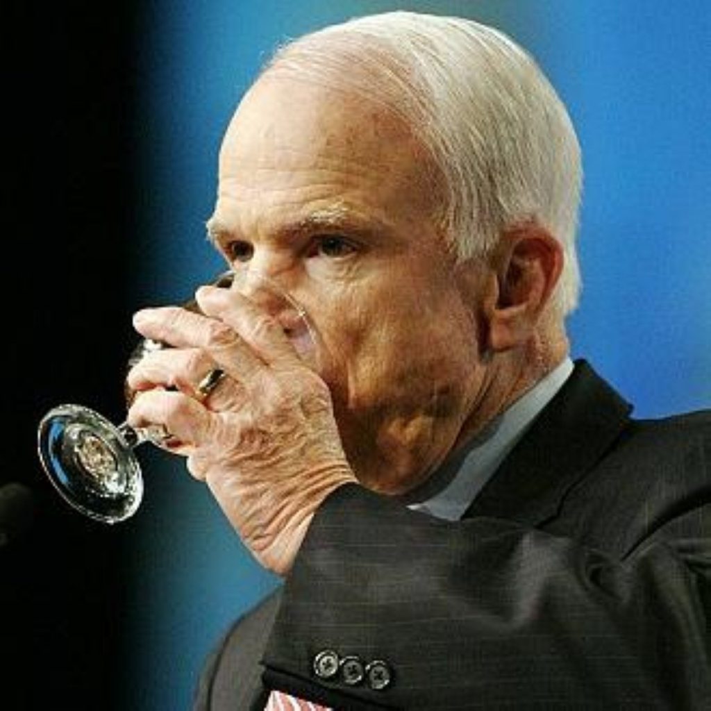 McCain concedes defeat