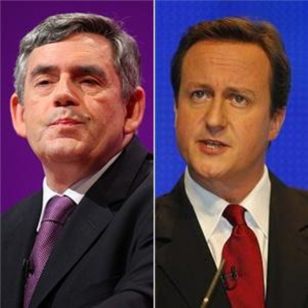 Brown and Cameron go head-to-head on economy