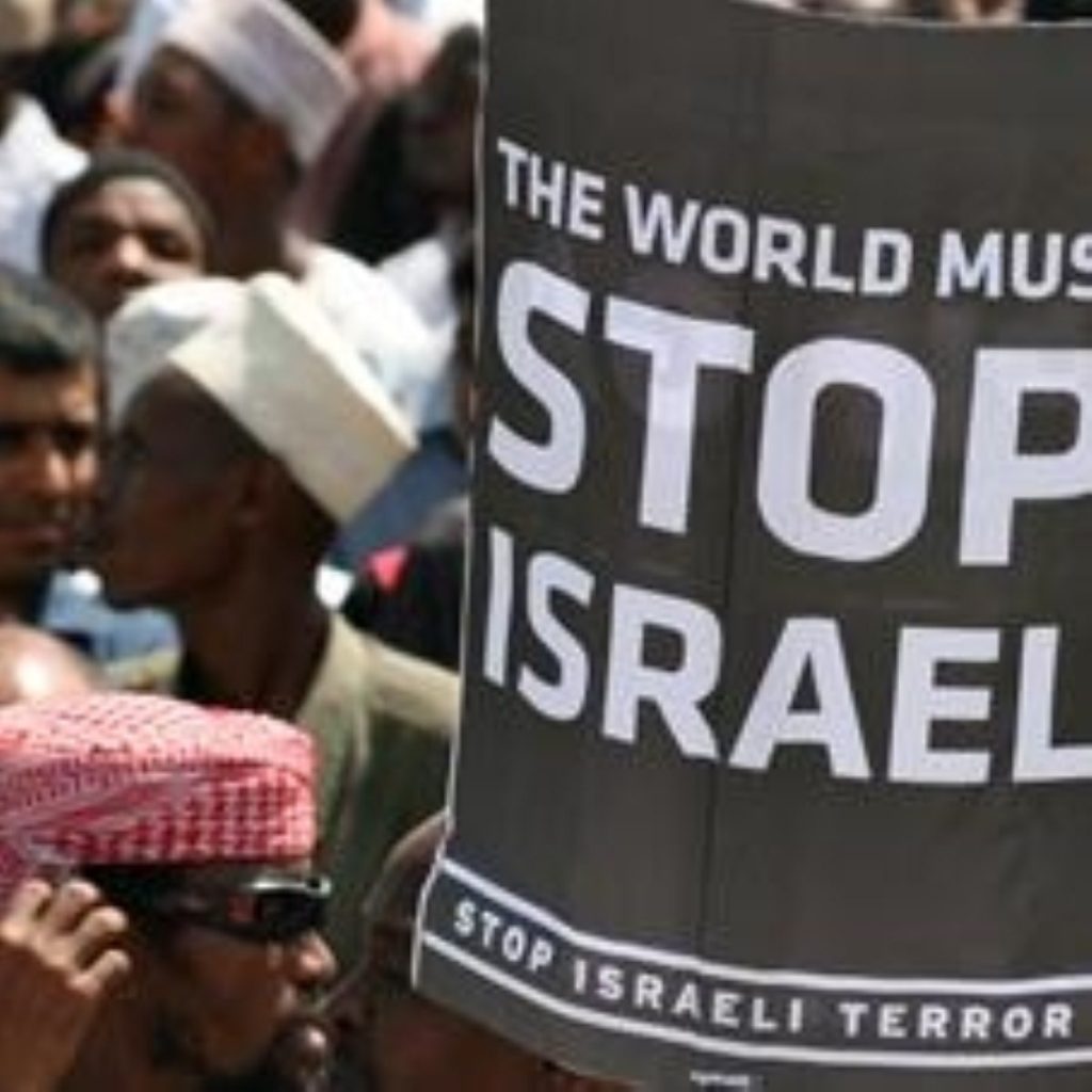 Anti-Israel protests have been sparked by the renewed fighting in the Middle East
