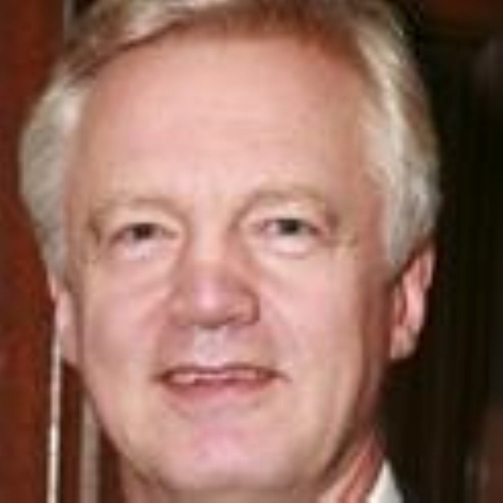 David Davis has launched an attack on his own party's decision to back the transfer of people's health records to Google.
