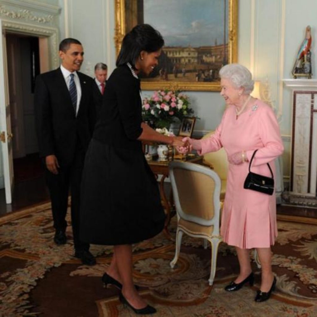 Obamas jump to the Queen's assistance