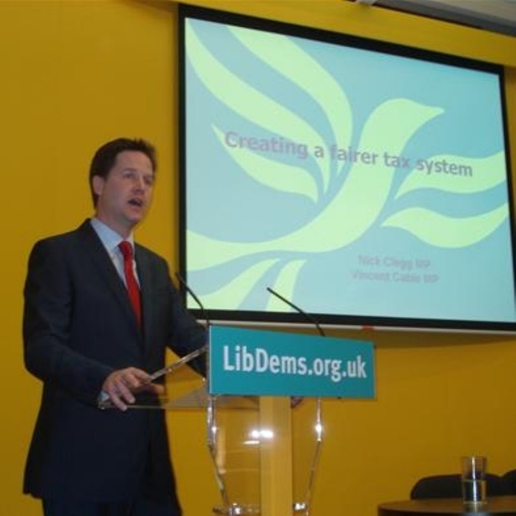 Nick Clegg, Lib Dem leader