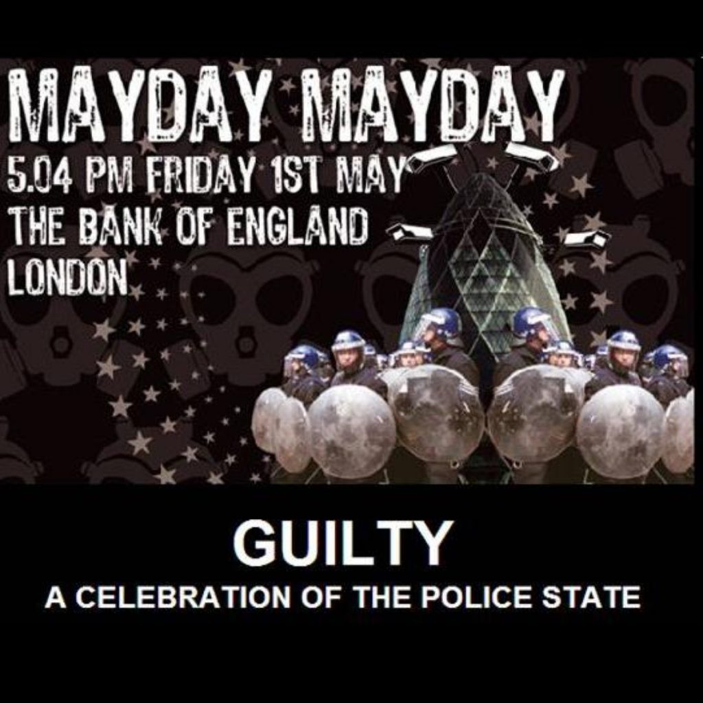The May Day protest poster