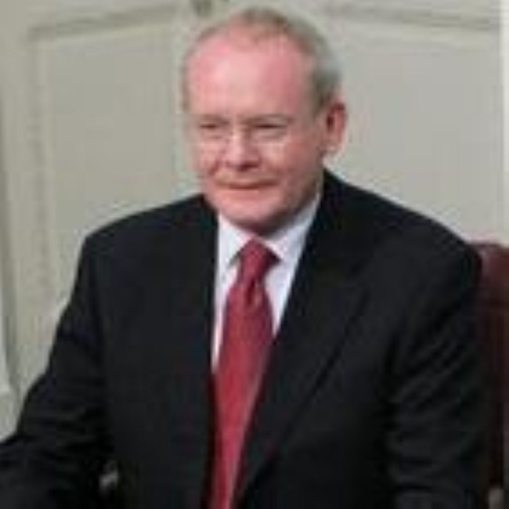 McGuinness expressed cautious optimism yesterday