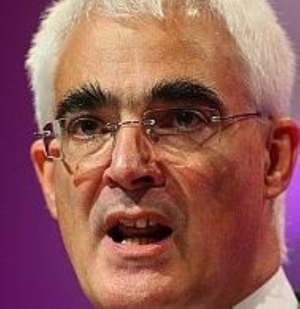 Alistair Darling insisted public investment was necessary