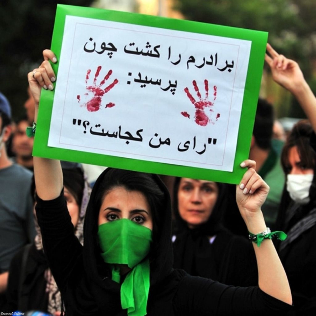 Protestors angry at Iran election result