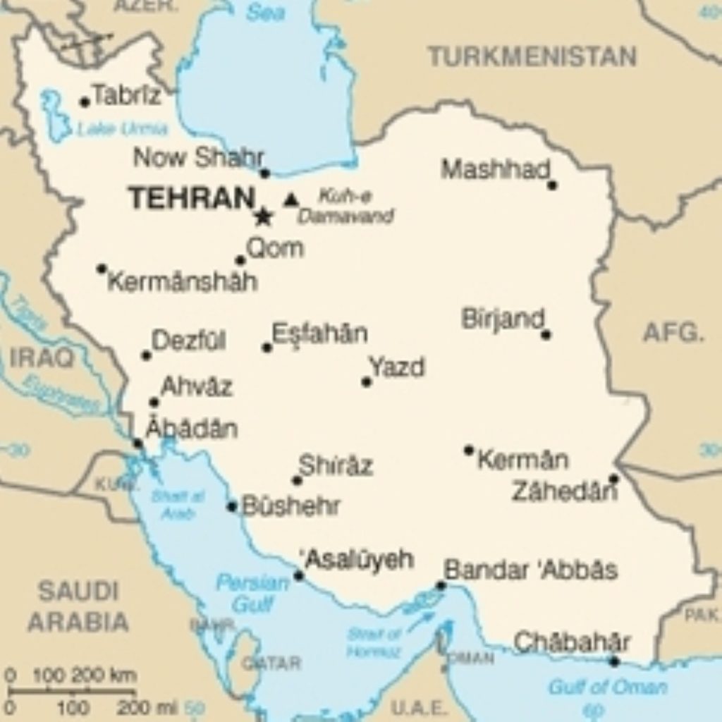 The UK embassy staff were held somewhere in Iran