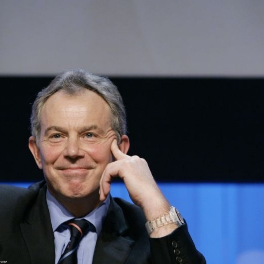 Tony Blair has been reticent about accepting candidacy