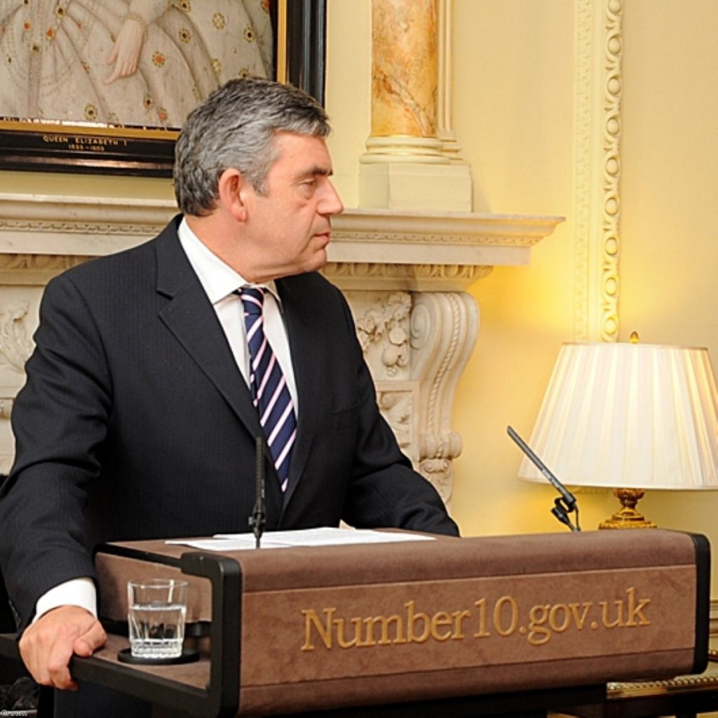 Gordon Brown responded to letter error with personal response