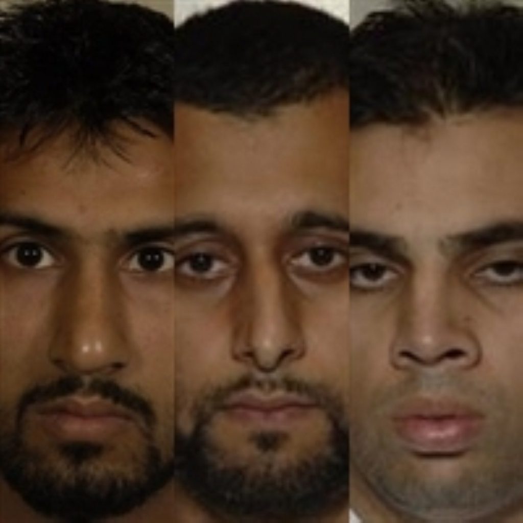 Three men guilty of terror plot to detonate flights above Atlantic