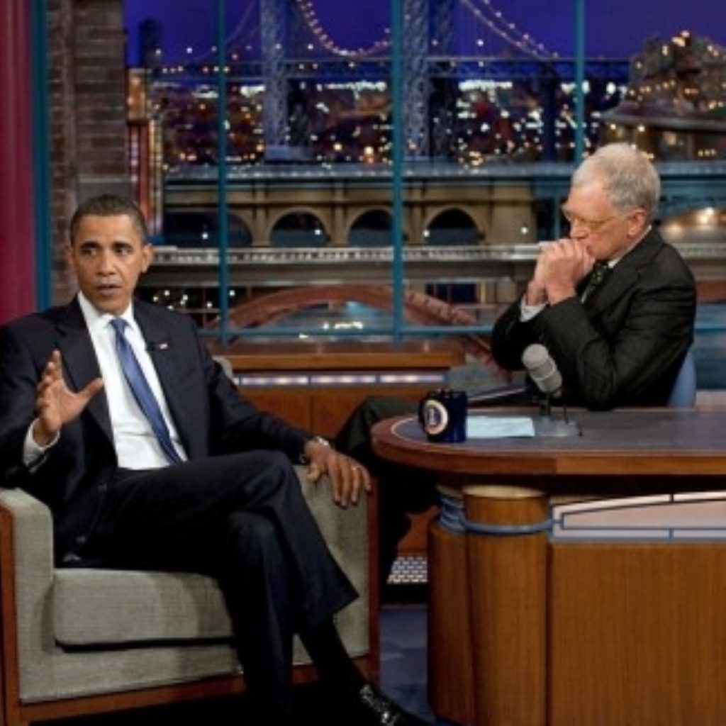 Barack Obama tends to glide through Letterman interviews with little difficulty.