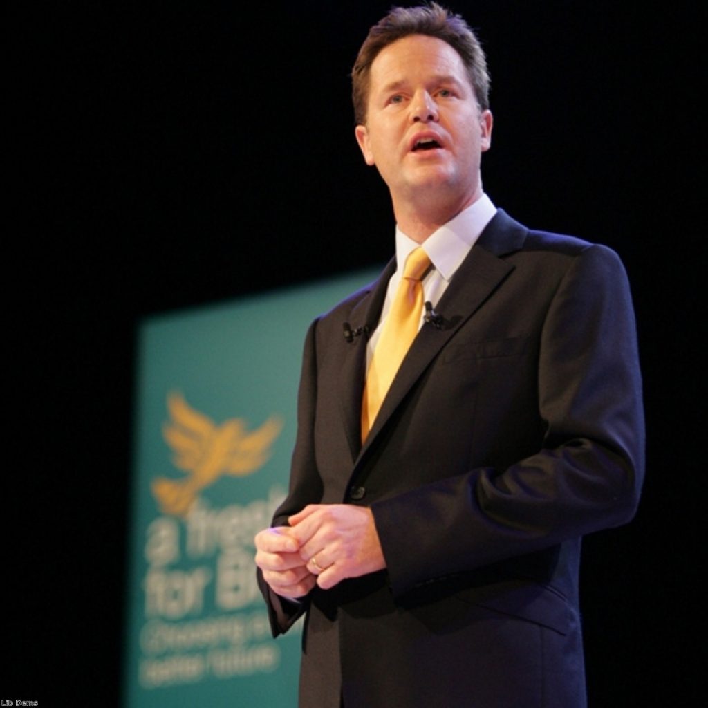 Nick Clegg was forced to pay back gardening costs today