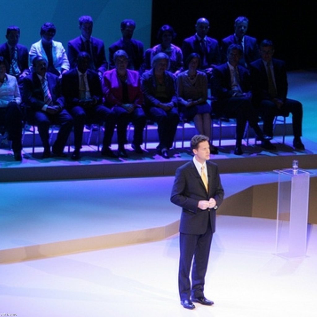 Clegg wants to drive resources toward disadvantaged areas