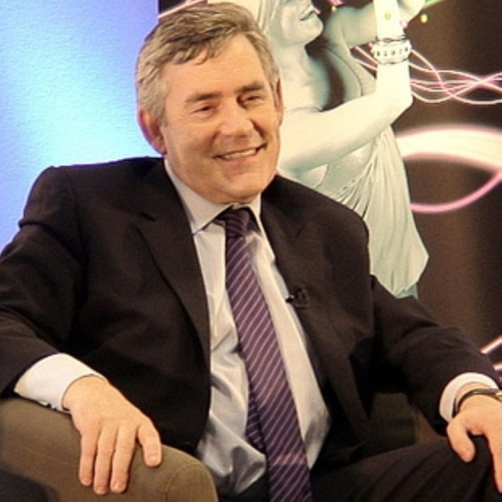 Gordon Brown soon recovered his composure after Cameron's attacks