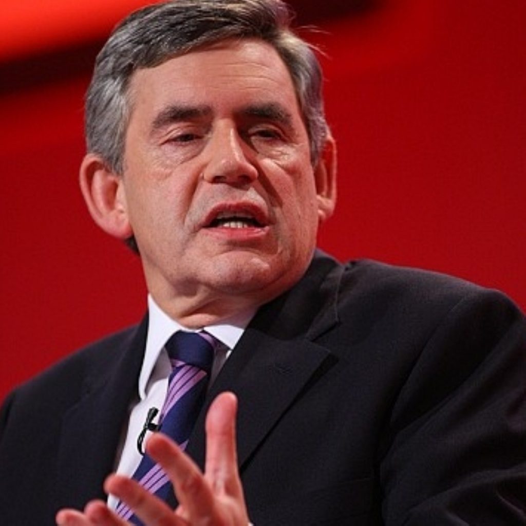 Brown says the Tories are stoking fear in their statements on crime