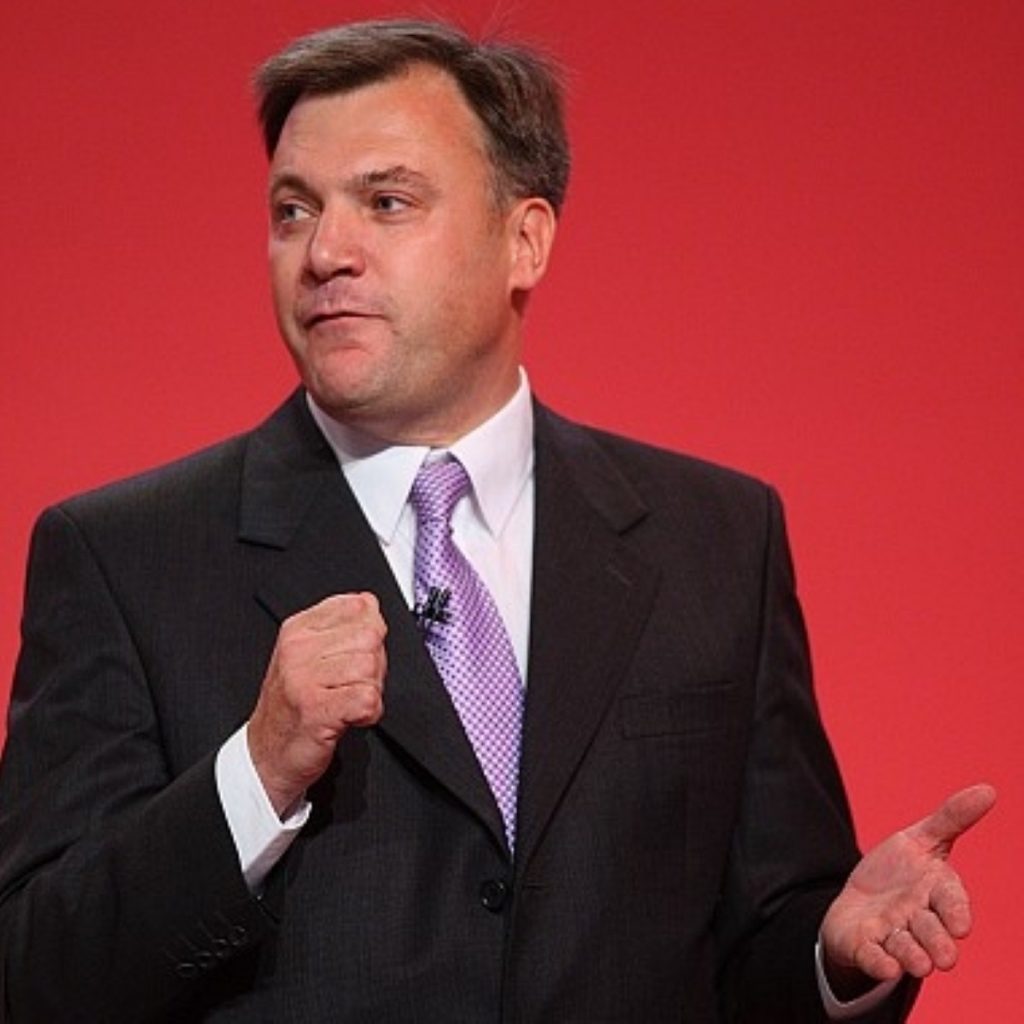 Ed Balls, shadow chancellor, comments on the Moody credit rating agency report