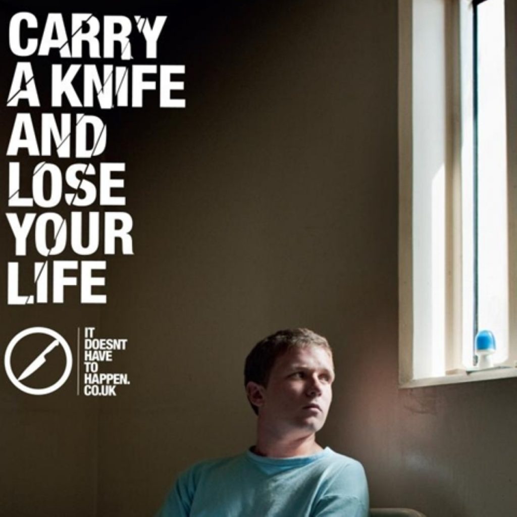 New knife crime advert from the Home Office
