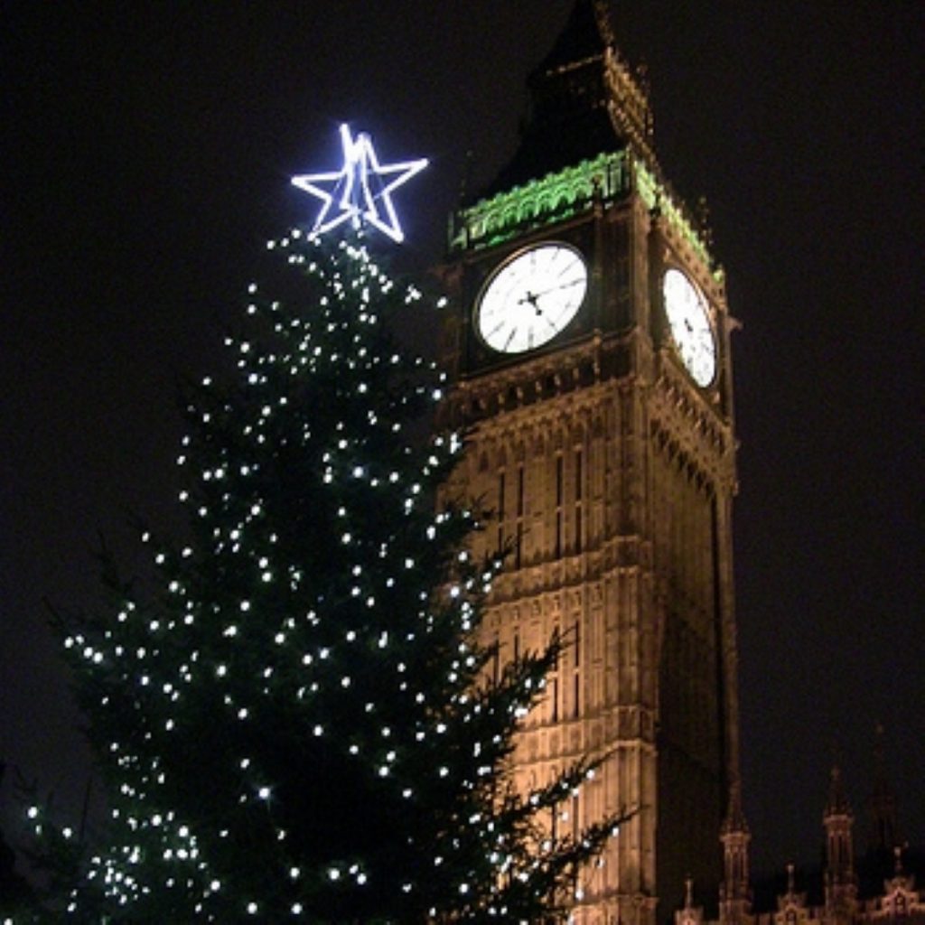 Parliament breaks up for Christmas today