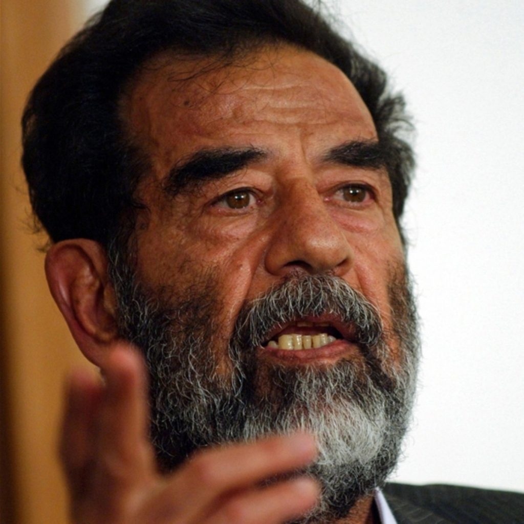 Saddam Hussein after his capture. Diplomats are desperate to avoid the mistakes of Iraq.