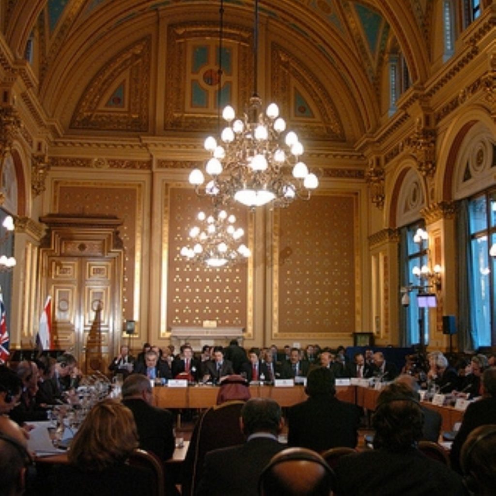 The Yemen meeting took place in the Foreign Office's Locarno suite