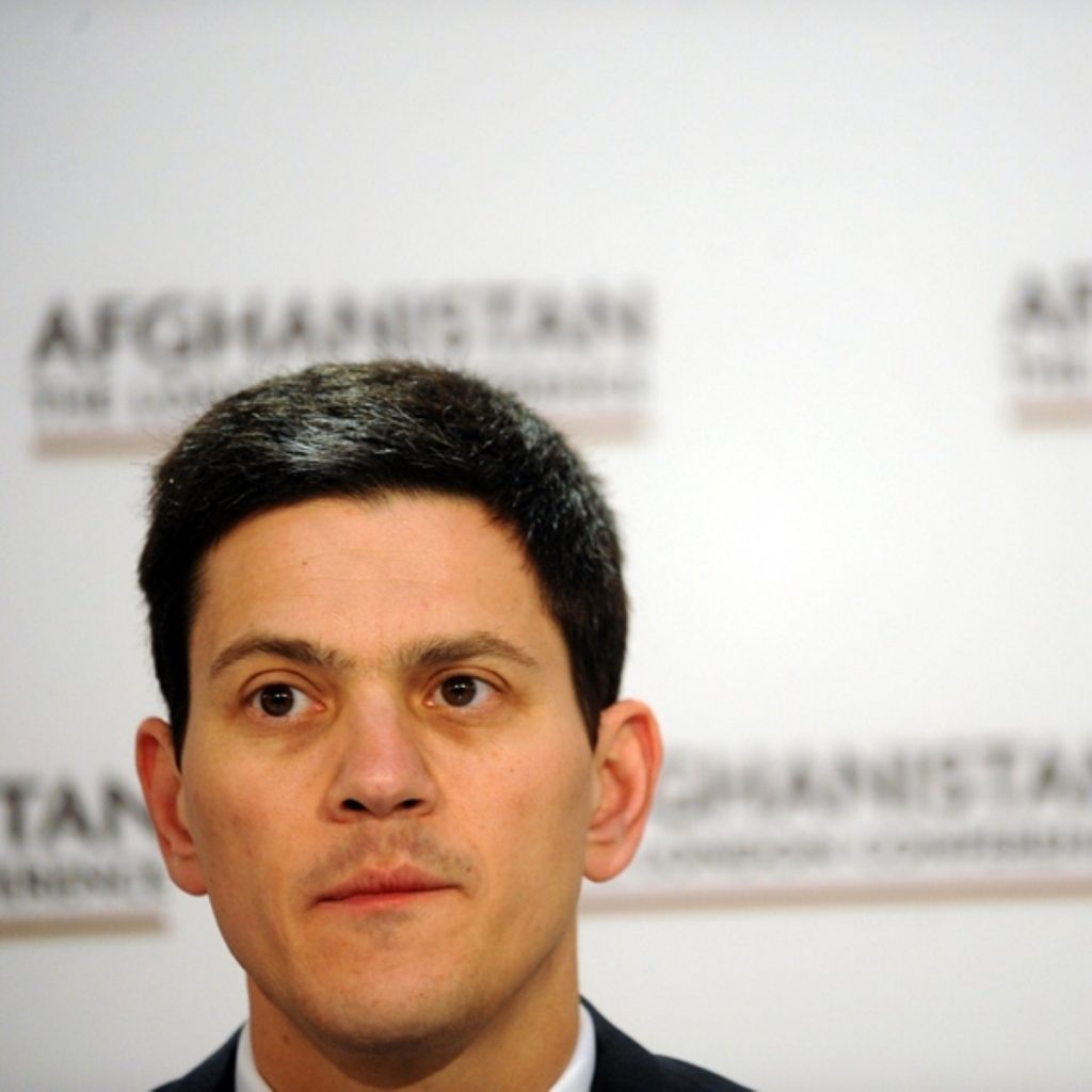 David Miliband addresses MIT on Afghanistan, after chairing Afghanistan conference in January