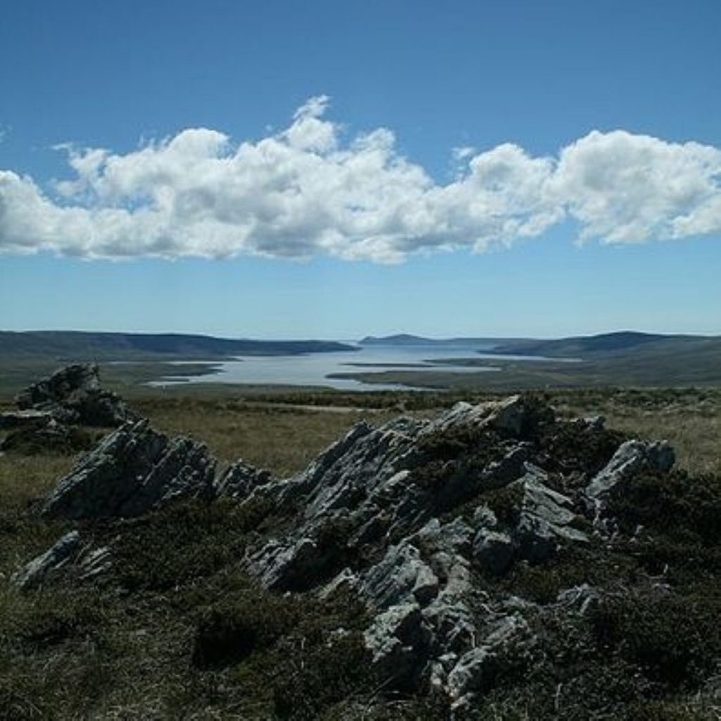 The rocks of the Falklands