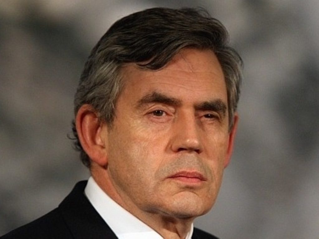 Gordon Brown made his first major speech since leaving office today